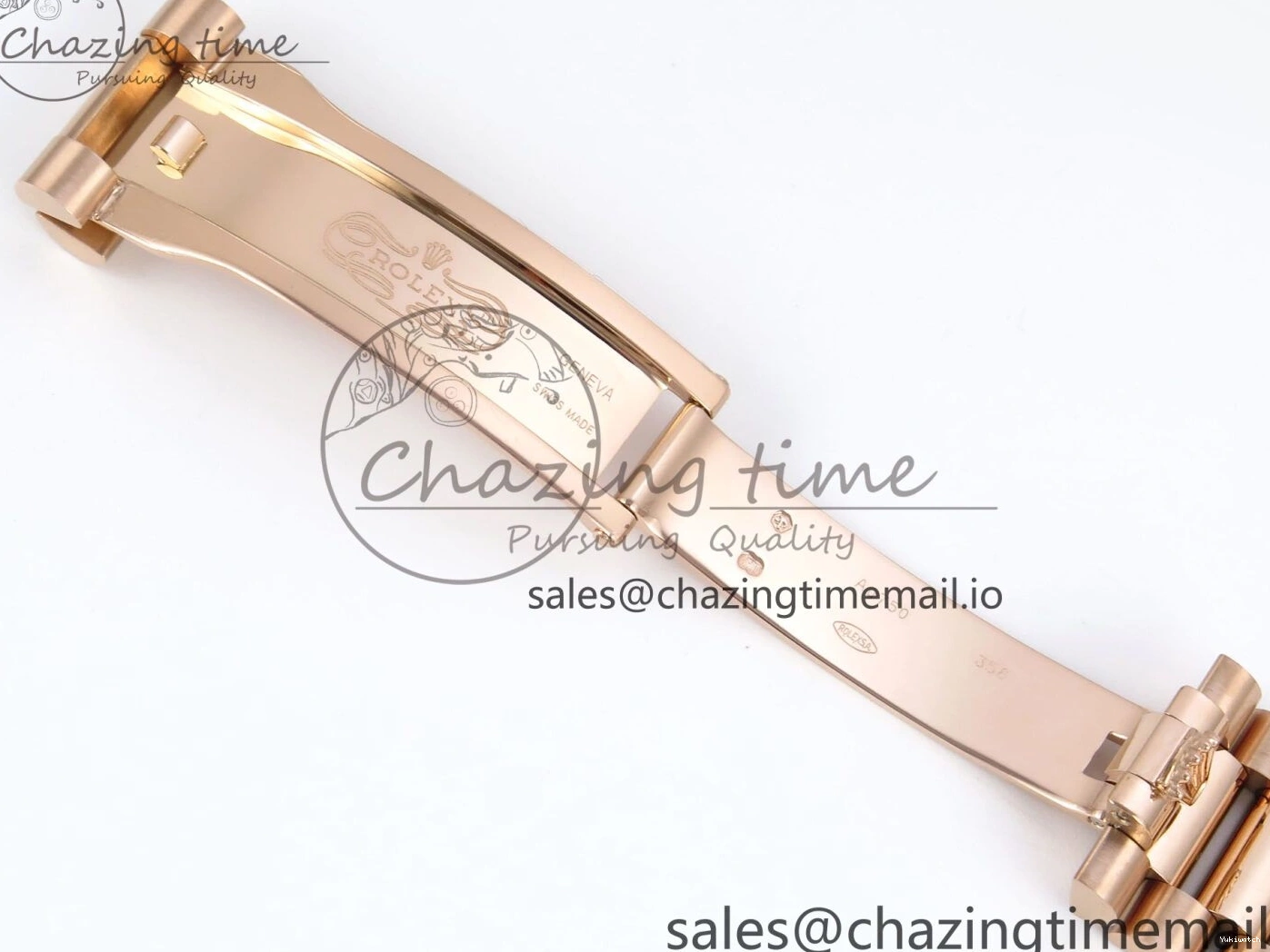 (Gain Best 40 RG A2836 Brown 228235 1:1 Weight) Noob Dial Edition Roman Bracelet President Date Day on 0326